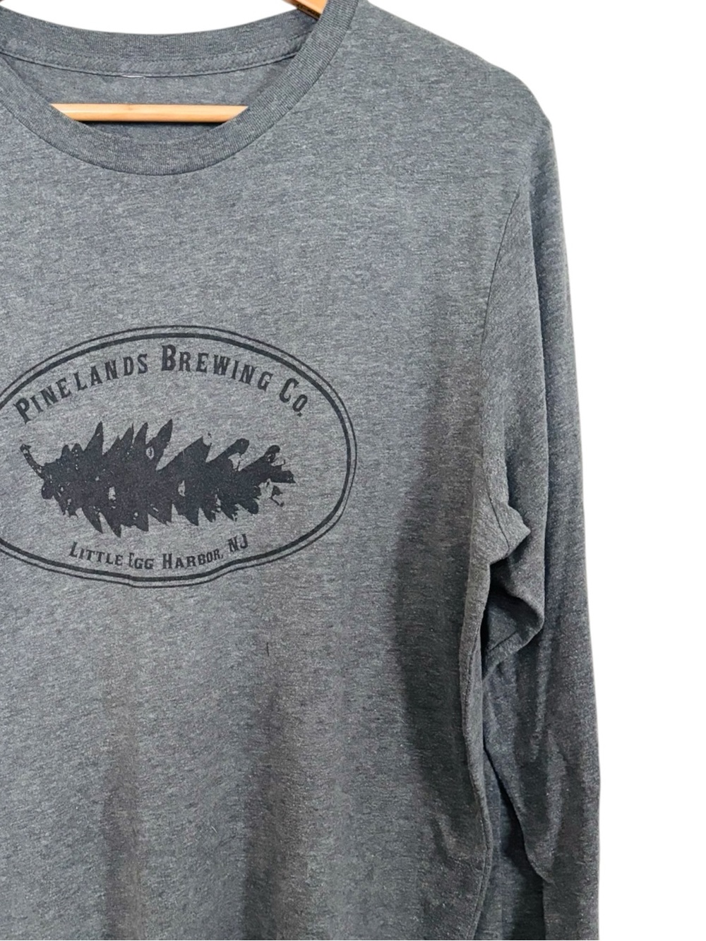 💥 Pinelands Brewing Co. Grey Long Sleeve Shirt